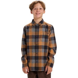 Quiksilver Motherfly Plaid Overhemd Bruin 12 Years Jongens
