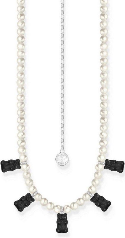Thomas Sabo - KE2208-052-11-L50V - Ketting - Zwart - 925 Zilver - 42+8 cm