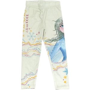 Disney Frozen Legging - Lang - Elsa - Off White - Maat 110/116