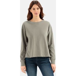 camel active Sweater met ronde hals - Maat womenswear-L - Khaki