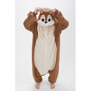 KIMU - Eekhoornpakje - Bruin - Onesie - Peuter - Knabbel & Babbel