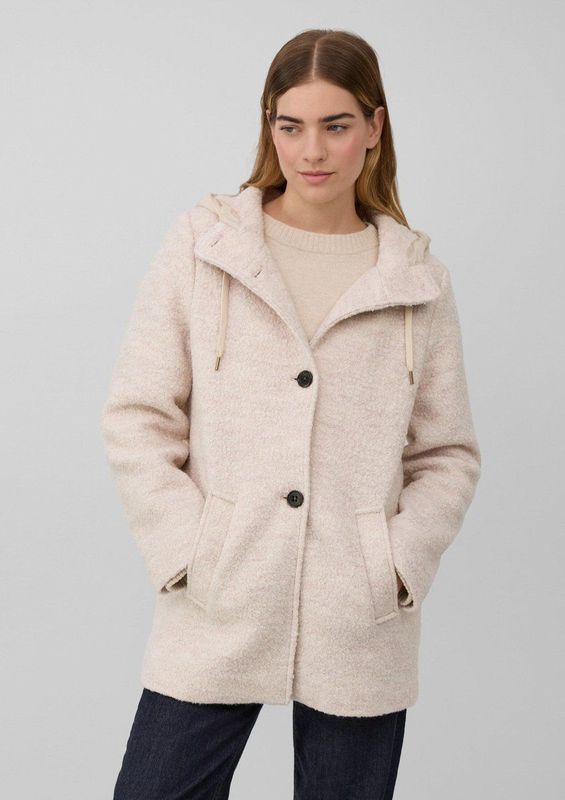 s.Oliver - Tussenmantel - Crème - Klassieke Mantel