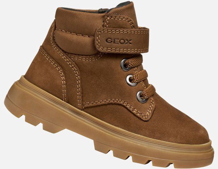 Geox - Kiddartah - Kuitlaarzen - Tabak - Flexibel en Ademend