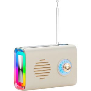 CHIWIN Portable Speaker - Draagbare Bluetooth Speaker met Dubbel Zonnepaneel – Solar Opladen, 3D Stereo Surround, FM-Radio, 4 Modi (USB/TF/AUX/BT), HD-Microfoon, Anti-Fall