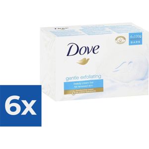 Dove Wastablet Gentle Exfoliating 4 x 100 gr - Voordeelverpakking 6 stuks