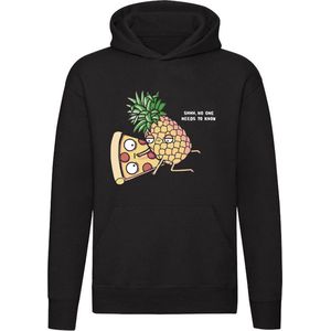 Ananas op pizza Hoodie - eten - hawai - pizzaria - oven - italie - hawaiaans - feest - discussie - verjaardag - humor - grappig - unisex - trui - sweater - capuchon