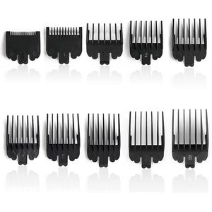 Tondeuse, haarkammen, magische clip, tondeuse, baardtrimmer, opsteekkam voor scheermachine, kapsalon, gereedschap (zwart)