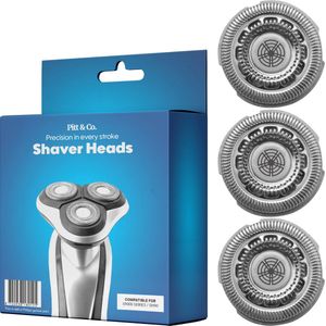 3 Scheerkoppen geschikt voor Philips SH90 S9000 serie – scheerhoofd – Scheermesjes - shaving blades