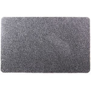 Droogloopmat grijs 50x80cm - Premium anti-slip deurmat - Wasbaar en droger