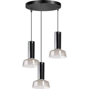 ETH Beal Hanglamp 3x GU10 Smoke - Zwart