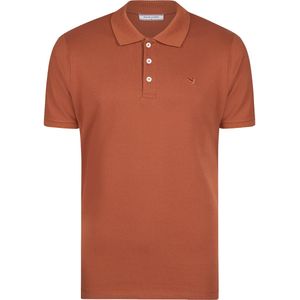 Felix Hardy - Polo Shirt - Terracotta - Korte Mouw - Katoenen Pique