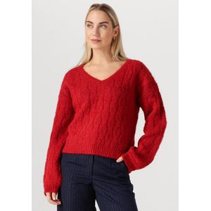 Ydence Knitted Sweater Jessie Truien & vesten Dames - Sweater - Hoodie - Vest- Rood - Maat XS