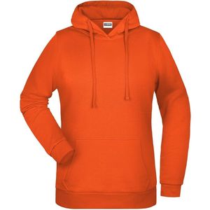 James And Nicholson Vrouwen/dames Basic Hoodie (Oranje)