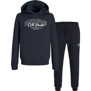 JACK&JONES JUNIOR JJMAKOTO SWEAT HOOD SET MP JNR Jongens Trui - Maat 140
