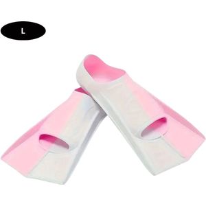 Bovista Zwemvliezen Voor Kinderen & Volwassenen - Flippers - Zwemflippers - Snorkelset - Roze/Wit - Maat L