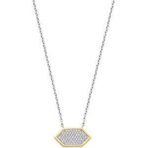 TI SENTO Ketting 34040ZY - Zilveren dames ketting - Maat 42