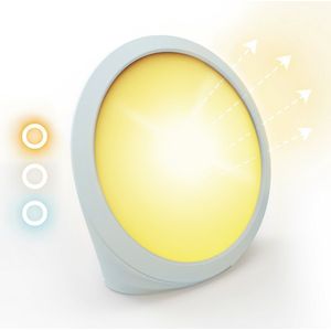 Daglichtlamp - Daglichttherapie - Bureaulamp - Rond - Staand - Silvergear