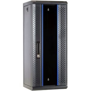 DSIT 10 inch 15U serverkast met glazen deur 312x310x752mm (BxDxH) - serverbehuizing - serverrack
