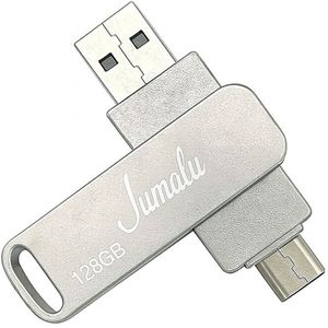 USB Stick 256GB – USB-C & USB-A – Hoge Snelheid 800Mbps – USB 3.0 – Plug & Play – Voor Laptop, Smartphone & Tablet – Zilver