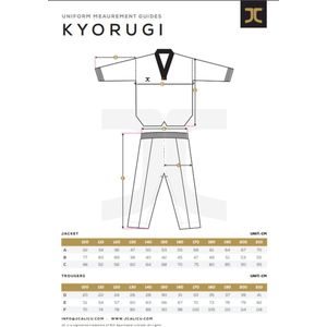 JCalicu Basic Uniform WT approved | Wit (Maat: 150)