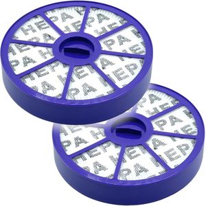 Fixem Geschikt voor Dyson Stofzuiger Filter DC04 DC05 DC08 DC19 DC20 DC29 – Vervangt 90022801 – HEPA Voorfilter – Alternatief Stofzuigerfilter – 152x29x152mm - Filter rond - Filter paars - 2 Stuks