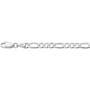 Glams Ketting Figaro 4,0 mm - Zilver