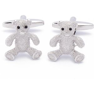 Manchetknopen - Beer Teddybeer Knuffelbeer Knuffel