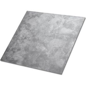 Tulup PVC Tegels - Betonnen Vloer Vinyl Tegels - 30 cm x 30 cm - Grijs Zelfklevende PVC Tegels - Set van 9 - Zelfklevende Vinyl Tegels - Industrieel Plaktegels - Vinyl Vloer Tegels - Plaktegels keuken en Badkamer