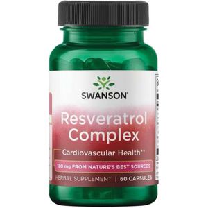 Swanson - Resveratrol Complex - 180 mg - 60 Capsules