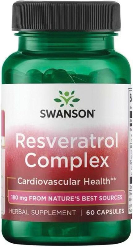 Swanson - Resveratrol Complex - 180 mg - 60 Capsules