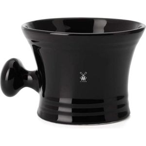 Porselein zwart scheermes met dubbelzijdige scheerkop