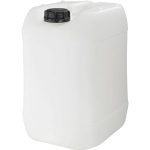 Handelscenter Jerrycan 20 liter - Transparant kunststof - voor Petroleum, Benzine, Diesel, Drinkwater, Voedingsmiddelen e.d.
