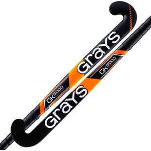 Grays composiet hockeystick GK8000 Ultrabow Sen Stk Zwart / Oranje - maat 37.5L