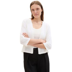 TOM TAILOR - Gebreid Vest - Wit