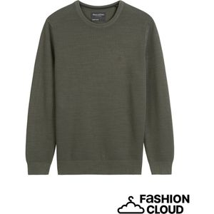 Marc O'Polo - Regular Fit - Gebreide Pullover - Effen - Zuiver Katoen