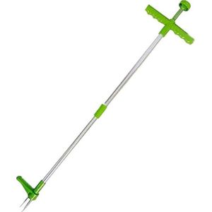Onkruidsteker Met voetplaat - Onkruidtrekker - Onkruidwieder - Onkruid verwijderen - Gras - Gazon - Tuin