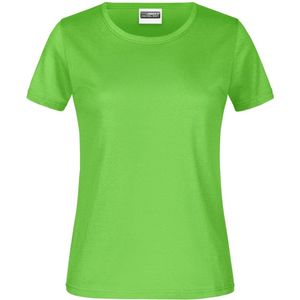 James And Nicholson Dames/dames Basic T-Shirt (Kalk groen)