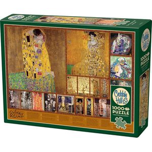 Cobble Hill legpuzzel de Gouden eeuw collage met o.a. the kiss. 1000 stukjes