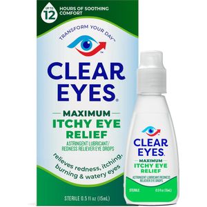 Clear Eyes - Maximum Jeukende Oogverlichting - Oogdruppels - 15ml