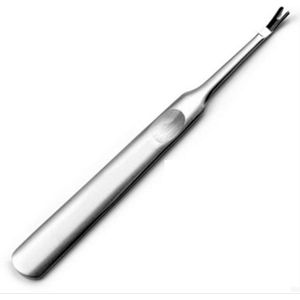 Scoby - Bokkepootje - Nagelriemverwijderaar - Manicure Gereedschap - Cuticle Pusher - RVS - Zilver