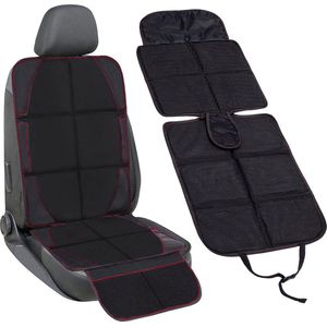 Springos Autostoel Beschermer | Autostoelbeschermer | Stoelbeschermer Auto | 116 x 48 cm | Zwart