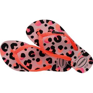 Havaianas KIDS SLIM GLITTER TRENDY - Zwart/Oranje - Maat 29/30 - Unisex Slippers