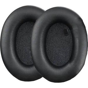 Oorkussens geschikt voor Sony WH-1000XM4 Oortelefoon Kussenhoes Oorbeschermers - Earpads vervanging - Zwart