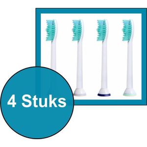 4 Opzetborstels geschikt voor Philips Sonicare