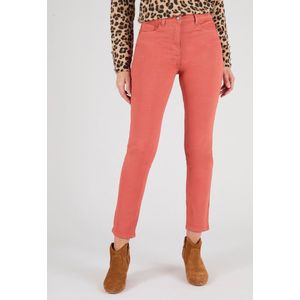 Damart - Jeans slim fit 7/8-broek 5 zakken Perfect Fit by Damart - Dames - Rood - 42