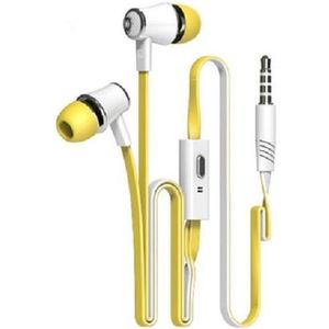 gsmXL J3-21 - oordopjes - geel-wit