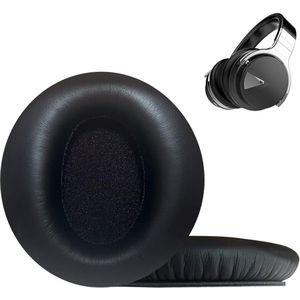 Replacement Ear Pads Cushion Foam Compatible with COWIN E7 / E7 Pro Active Noise Cancelling Headphones, Softer Leather Headphone Case, High Density Noise Cancelling Foam-Black (Not