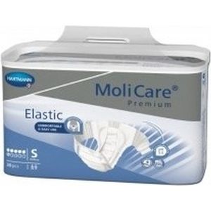 Hartmann Molicare Premium Slip Elastic - Incontinentiemateriaal - 6 Druppels - Small - 6 Pakken van 30 Stuks