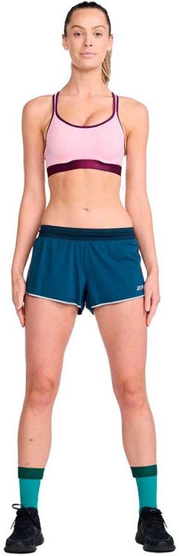 2xu Light Speed 3´´ Korte Broek Blauw S Vrouw