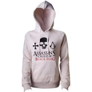 Assassin's Creed Black Flag - Maat S - Girl's Hoodie - Wit